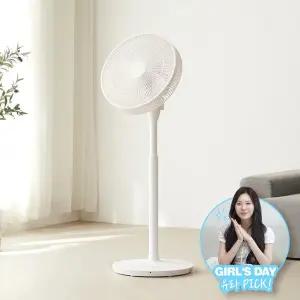 2세대 앱연동 스마트 BLDC 리모컨 선풍기 에코팬 LZEF-DC260 릴리화이트