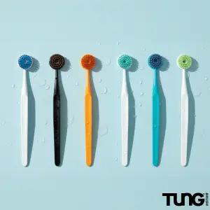 Tung Brush/텅브러쉬 혀 클리너/입냄새/백태/설태제거 (보관캡포함)