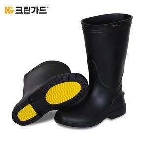 유한킴벌리 크린가드 주방화 S20장화(블랙색상) 조리화 위생화 고무장화 긴장화 이벤트상품