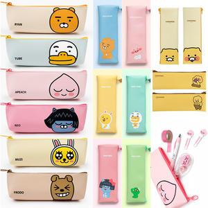 카카오 필통 리틀프렌즈 춘식이 라이언 어피치 무지 튜브 네오 프로도 콘 삼각 펜슬케이스 펜케이스 파우치