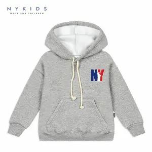 [보리보리/NY KIDS]NY KIDS 오버핏 후드티(기모) NKM068 그레이