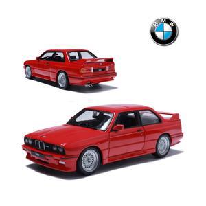 브라고 1:24 BMW 모형 3 Series M3 레드 다이캐스트 자동차 올드카 클래식