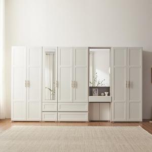 [보루네오하우스]마르체 데이 3400 수납 화장대B 옷장 세트 BJN623C