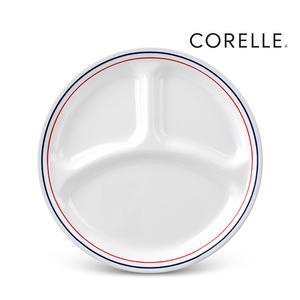 코렐 레드앤블루 삼절접시 대 1P RNB-310