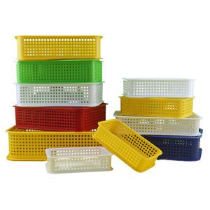 다용도 바구니 수납 정리 유치원 학교 사물함