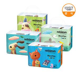 나비잠 기저귀 울트라씬듀얼핏 밴드 6팩 모음