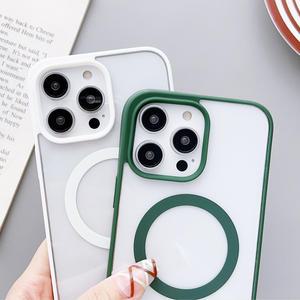 아이폰 컬러 맥세이프 젤리 하드 아이폰15 14 13 12 11 프로 맥스 미니 7 8 플러스 X XS XR 케이스