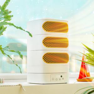 엠플리 3단 모듈형 신개념 전기온풍기 가정용 사무실 원물 미니 캠핑용 휴대용 PTC 전기 온풍기 AMP-001
