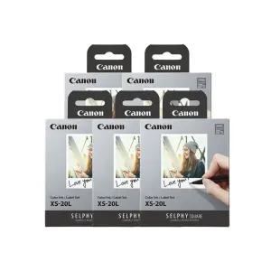 캐논 XS-20L 셀피 전용인화용지 5팩 (100매) QX10 QX20 전용 ok