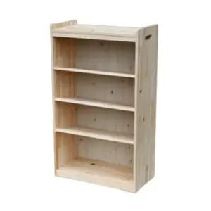 4단 슬림신발장 현관 아파트 틈새신발장 500 경사형 삼나무