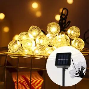 태양광 트리전구 앵두 야외 줄조명 캠핑 차박 LED 줄전구