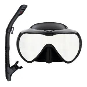 이치언리븐 스노쿨링 마스크 스노클 세트 물안경 장비 미러렌즈 안티선샤인 자외선차단