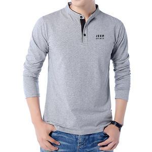 지프 스피릿 남성 베이직 헨리넥 긴팔 티셔츠 305001