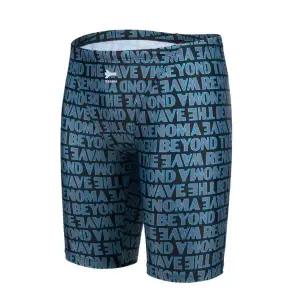 [레노마수영복](하남점)폴리백 증정 남성 레터링 4부 수영복 블랙 RN-MS2E803-BK