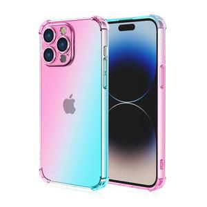 풀커버 범퍼 투명 컬러 그라데이션 젤리 핸드폰케이스 우정 커플 케이스 아이폰 16 15 14 13 프로 맥스 미니 플러스 갤럭시 S25 S24 S23 S22 S21 울트라 A15 A35 퀀텀5 A32 A31 A30 A34 퀀텀4 A53 A23 A90