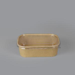 샐러드 닭강정 사각크라프트 종이용기650ml 세트300개