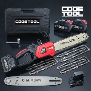 코스툴 30cm 충전식 무선 전기톱 체인톱 무선
