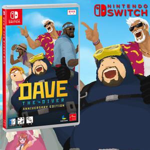 닌텐도 스위치 데이브 더 다이버 애니버서리 패키지 에디션 다이브 데더다 칩 팩