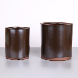 옹기 반통 화분 인테리어 분갈이 도자기 화분