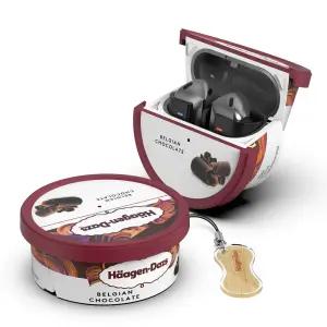 삼성 정품 갤럭시 버즈3/ 버즈3 프로 하겐다즈 벨지안 초코 미니컵 케이스 브라운