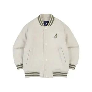 [캉골키즈](센텀시티점)울 라이크 패디드 베이스볼 점퍼 QD 0005 베이지 (AQDCJP00050BE)