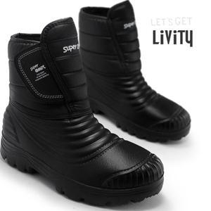 250~290mm LI-VI-TY KPY 초경량EVA 방수 털장화 털방한화 남자부츠 작업화 워커 안전화 D2010