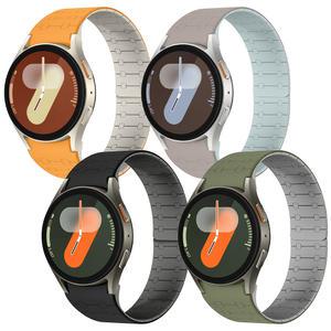 아이몰갤럭시워치7 스트랩 갤럭시 워치6 5 4 프로 에어핏 마그네틱 실리콘 밴드 20mm 시계줄 줄질 호환