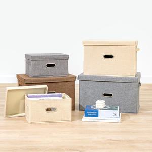 접이식 패브릭 리빙박스A 의류보관함 대형 4color