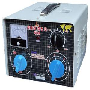 한일 차량용 배터리 충전기 리튬이온 인산철 충전기 12/24V겸용 40A