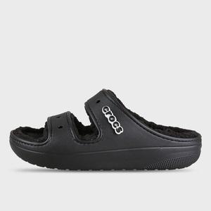 [크록스][2024 FW] 크록스 클래식 코지 여성 겨울 털슬리퍼 사무실 학교 방한 샌들 207446-060