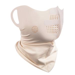 모델로 골프 마스크 자외선 에어핏 롱넥 아이보리 L