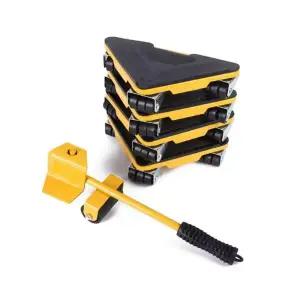 무거운 가구 세탁기 물건 짐 옮기기 이동 만능 지렛대 바퀴 삼각타입