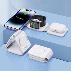 보스위즈 스마트워치 충전 맥세이프 BOS3IN1 무선고속충전기 개인용 스마트기기충전기