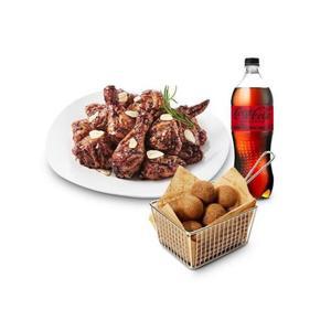 블랙알리오+블랙치즈볼(5구)+코카-콜라제로 1.25L