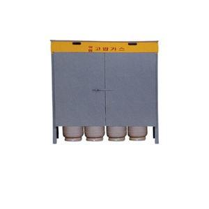 조립식 LPG 가스용기 보관함 50x4 가스통 캐비넷 4구