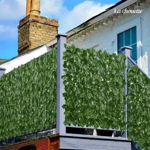 나뭇잎 가림막 모음전 발코니 테라스 휄스/펜스/난간 가리개 사생활 보호 울타리 투톤 다크 라이트그린