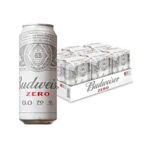 버드와이저제로(0.0) 500ml 24캔 논알콜 맥주맛 음료