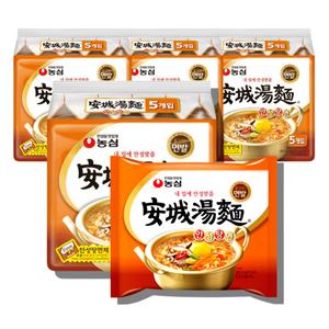안성탕면 봉지라면 125gX20개 라면한박스