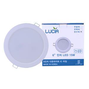 다운라이트 방습 150MM 15W 전구색 JO15-DL176-3000 JF11037-18002