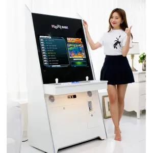 32형_강화유리 스탠드형 White 오락실게임기 오락기(DX5천겜)