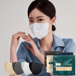 [인디에어마스크]KF94 유어핏 새부리형 마스크 에코팩 100매 소형 중형 대형 특대형 국산 일회용