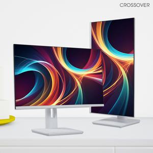 크로스오버 279FM169 화이트 FHD IPS 100Hz 68cm 피벗 사무용 게이밍 컴퓨터 모니터