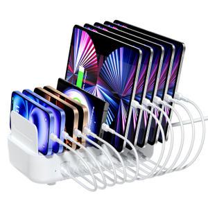 C타입 10포트 올고속 업소용 여러대 멀티충전기 냉각팬 CS101