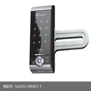에버넷 유리문용도어락 초이스글라스T 단문 터치키3개 출입통제