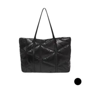 [라일리] Rly 블랙 여성용 고급 퀄팅 숄더백 라운드백 짐가방 경량  10767938A)