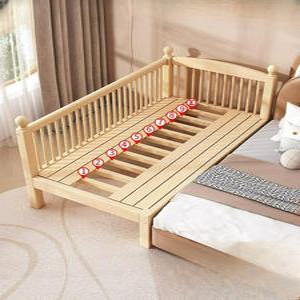 확장형 침대 프레임 목재 거실 원룸 공간활용 연장 사이드 보조 소파베드