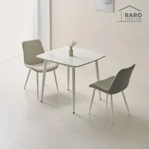 [/착불배송] 메르시 24T 유광 850 저소음 포세린 세라믹 2인 식탁 세트 (식탁+