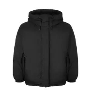 헤지스 남성 24FW [스테디셀러]블랙 리버시블 다운 패딩점퍼 WHJU4D809BK