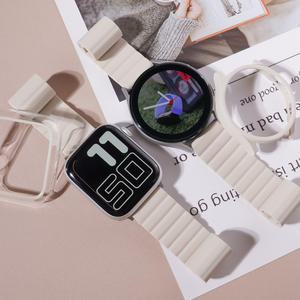 애플워치&갤럭시워치 호환 스트랩 마그네틱 자석 스포츠 실리콘 밴드 루프 시계줄 줄질 꾸미기 10 9 8 7 6 5 4 se2