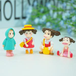 화분꾸미기 미니어처 테라리움 피규어 토토로 여자아이 피규어 4종 택1